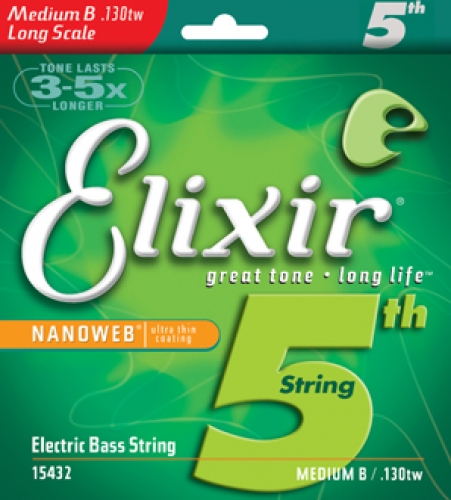 Elixir Bass NANOWEB Medium 5현 (045-130)TW 14077+15432